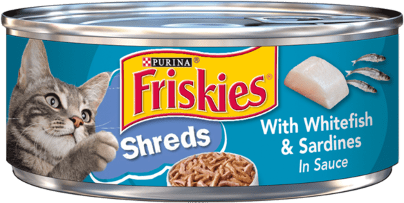 Friskies Shreds With Whitefish & Sardines In Sauce